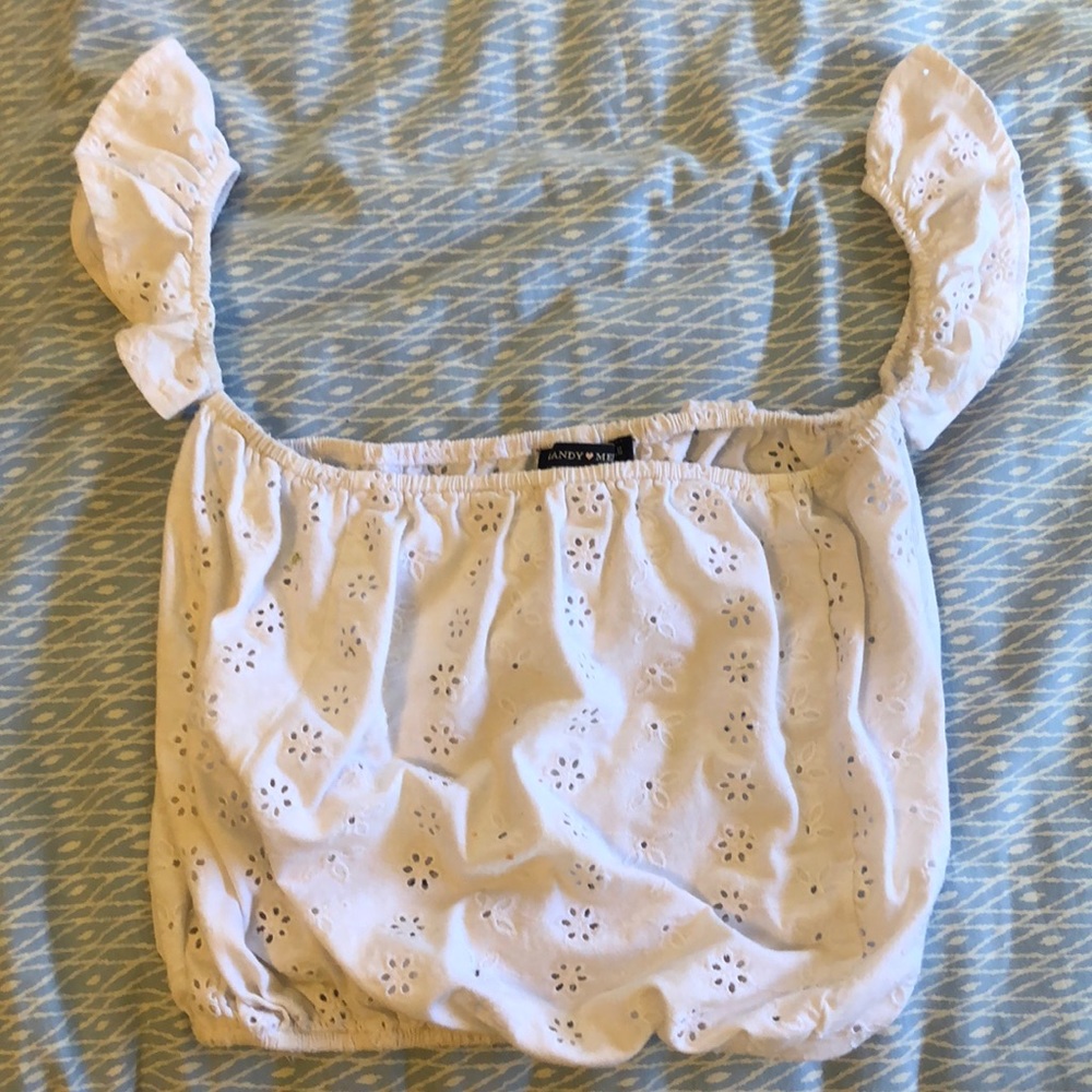 Brandy Melville blouse crop top